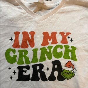 NWT Women’s vneck tee- in my grinch era